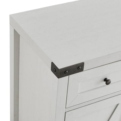 Clarabelle Rustic Farmhouse Barn Door Accent Cabinet - Saracina Home - Image 5