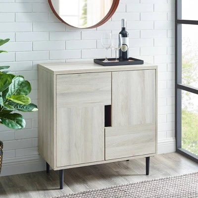 Modern Accent Cabinet With Color Pop Interior - Saracina Home - Image 9