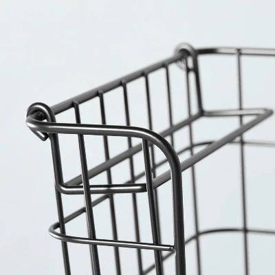 Stacking Wire Storage Basket Matte Black - Hearth & Handâ„¢ With Magnolia - Image 3