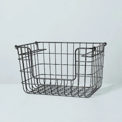 Stacking Wire Storage Basket Matte Black - Hearth & Handâ„¢ With Magnolia - Image 5