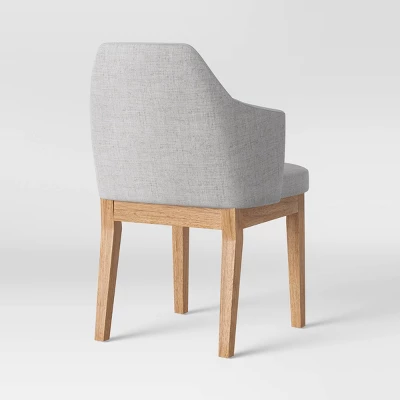 Kinston Curved Back Upholstered Dining Chair - Threshold™ - Image 3