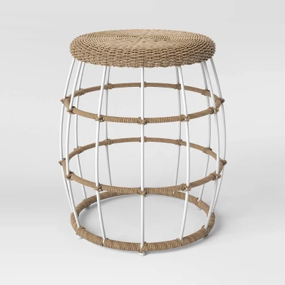 Southport 3pc Motion Patio Chat Set With Metal Legs - Natural/White - Opalhouse⢠- Image 6