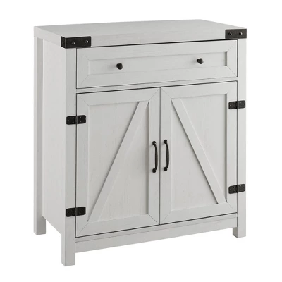 Clarabelle Rustic Farmhouse Barn Door Accent Cabinet - Saracina Home - Image 4