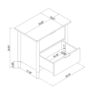 2-Drawer Wood Nightstand - Hearth & Handâ„¢ With Magnolia - Image 6
