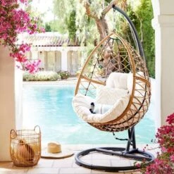 Britanna Patio Hanging Egg Chair - Natural - Opalhouseâ„¢