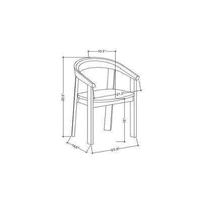 Terra Solid Wood Curved Back Dining Chair - Threshold™ Designed With Studio McGee - Image 6