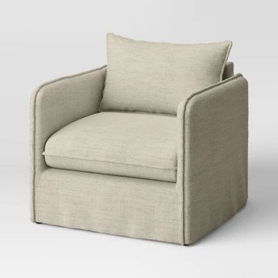 Berea Slouchy Lounge Chair With French Seams - Threshold™ - Image 6