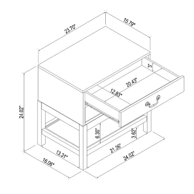 Elmira Nightstand Brown - Threshold™ Designed With Studio McGee - Image 7