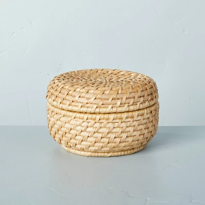 Woven Basket With Lid Natural - Hearth & Handâ„¢ With Magnolia - Image 4