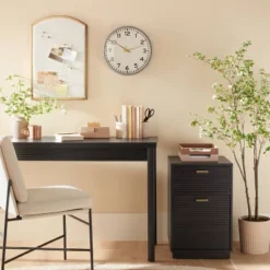 Grooved Wood 2-Drawer Vertical Filing Cabinet - Hearth & Handâ„¢ With Magnolia