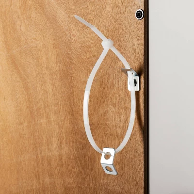 32" Promontory Sliding Glass 2 Door Cabinet - Threshold™ Designed With Studio McGee - Image 4