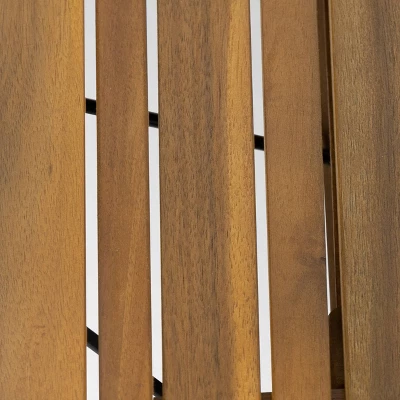 Kyoto Acacia Wood Folding Side Table - Teak - Christopher Knight Home - Image 6